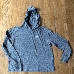 Roots Heather Gray Medium Cotton Pullover Hoodie